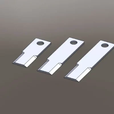 Couteaux plats à double biseau Gamme 100x12 mm